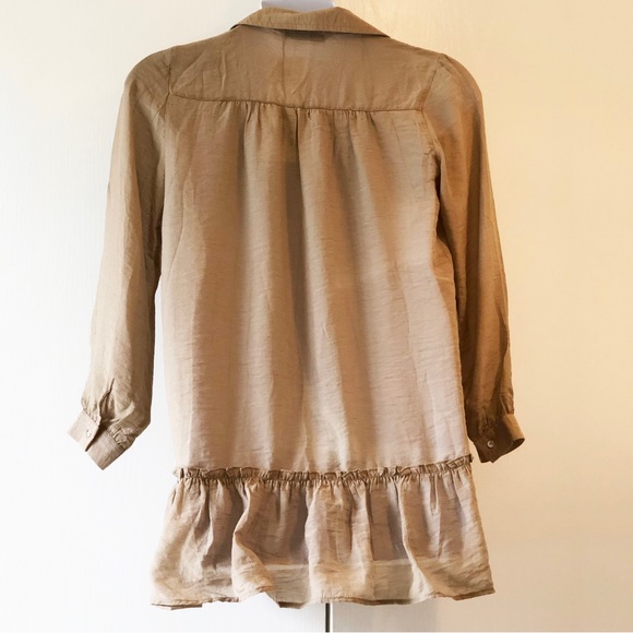 Zara top oversized for a XS Dark Biege - Picture 10 of 10